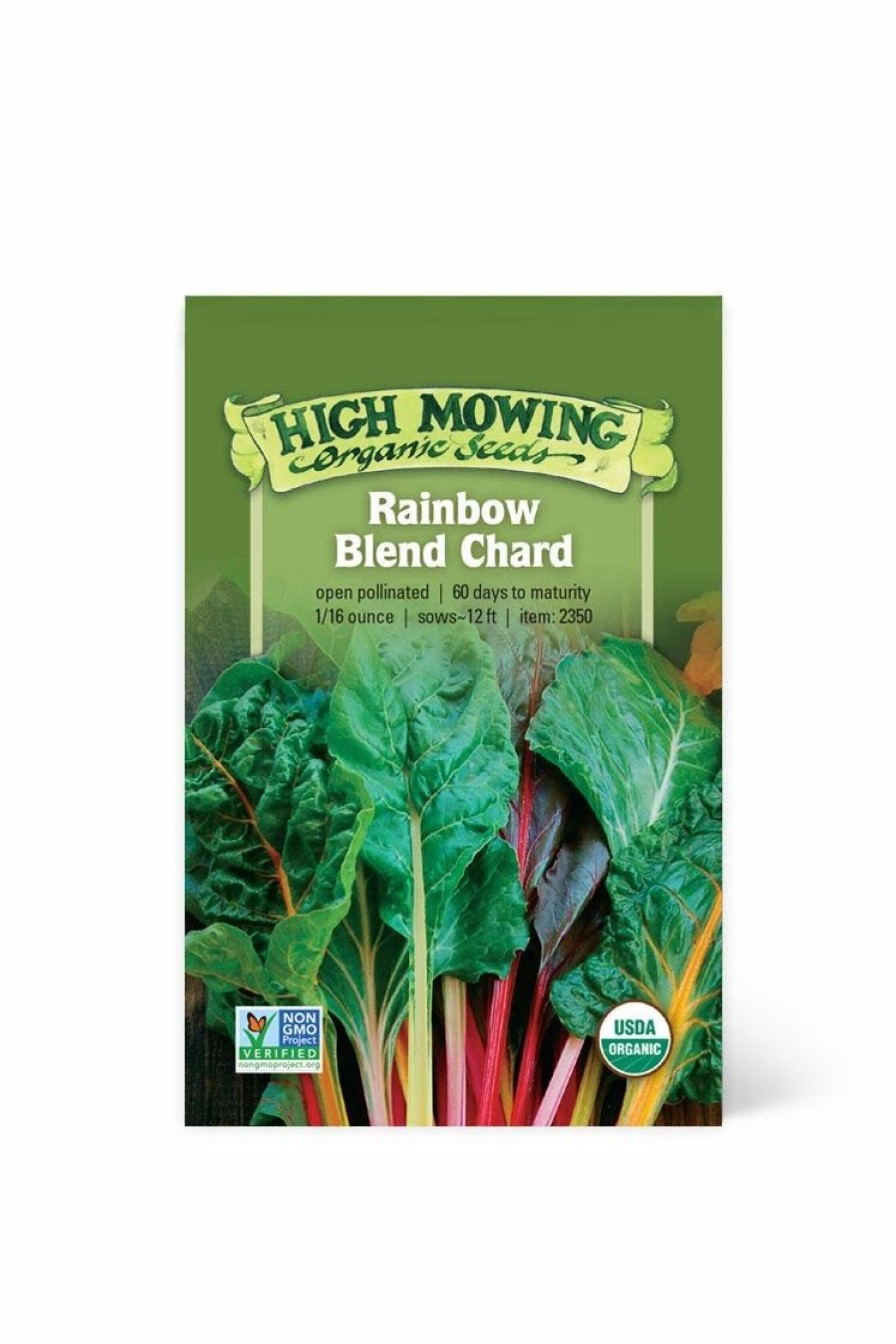 Seeds * | Rainbow Blend Chard Organic Seeds