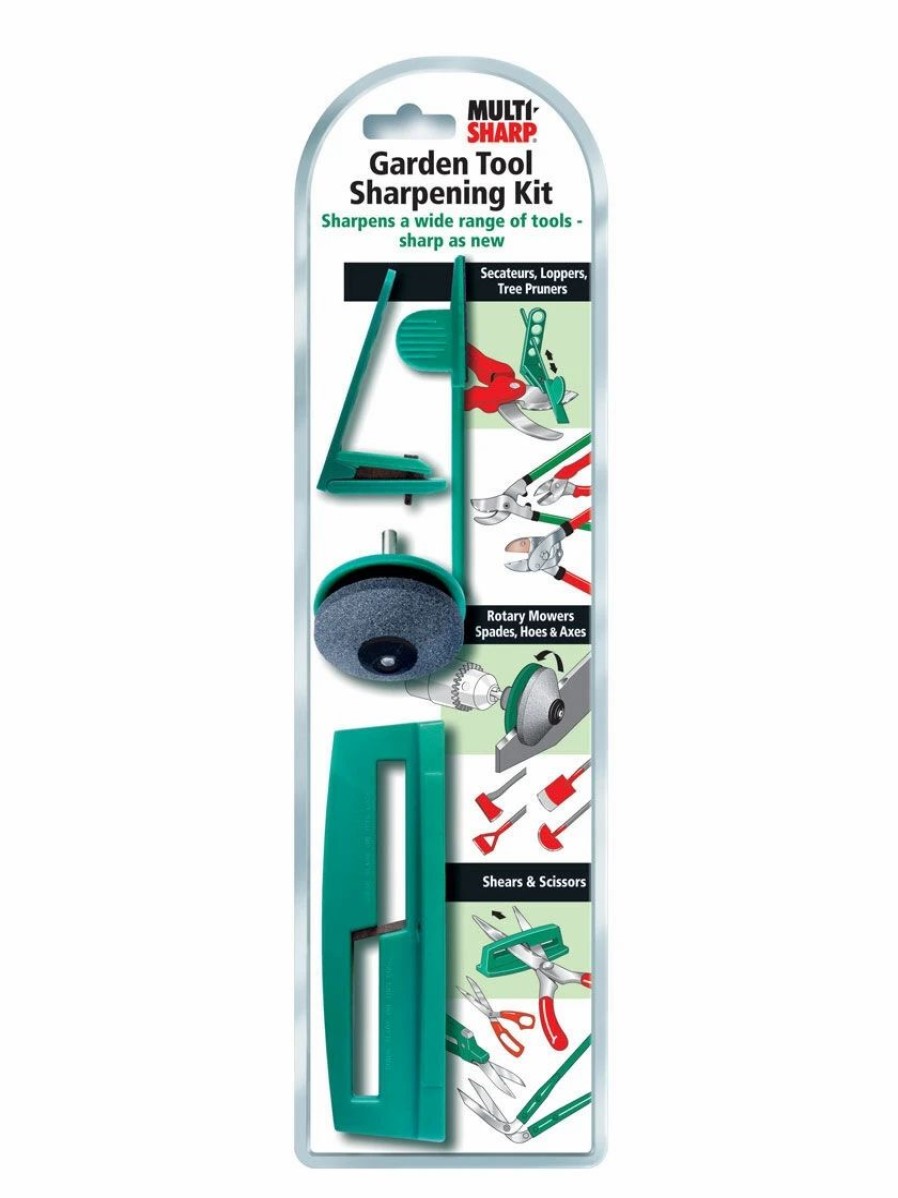 Garden Tools * | Multi-Sharp Garden Tool Sharpening Set, Set Of 3