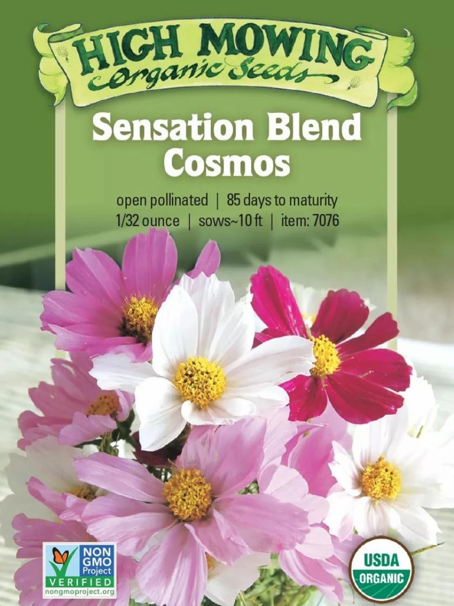 Seeds * | Sensation Blend Cosmos Organic Seeds