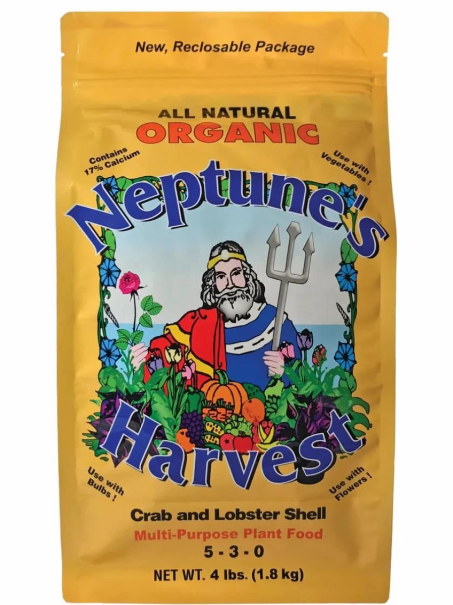 Soils & Fertilizers * | Neptune'S Harvest Crab & Lobster Shell Plant Food, 4 Pound