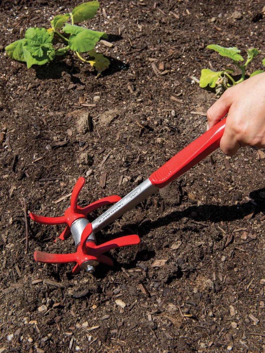 Garden Tools * | The Spintiller Mini Handheld Tiller