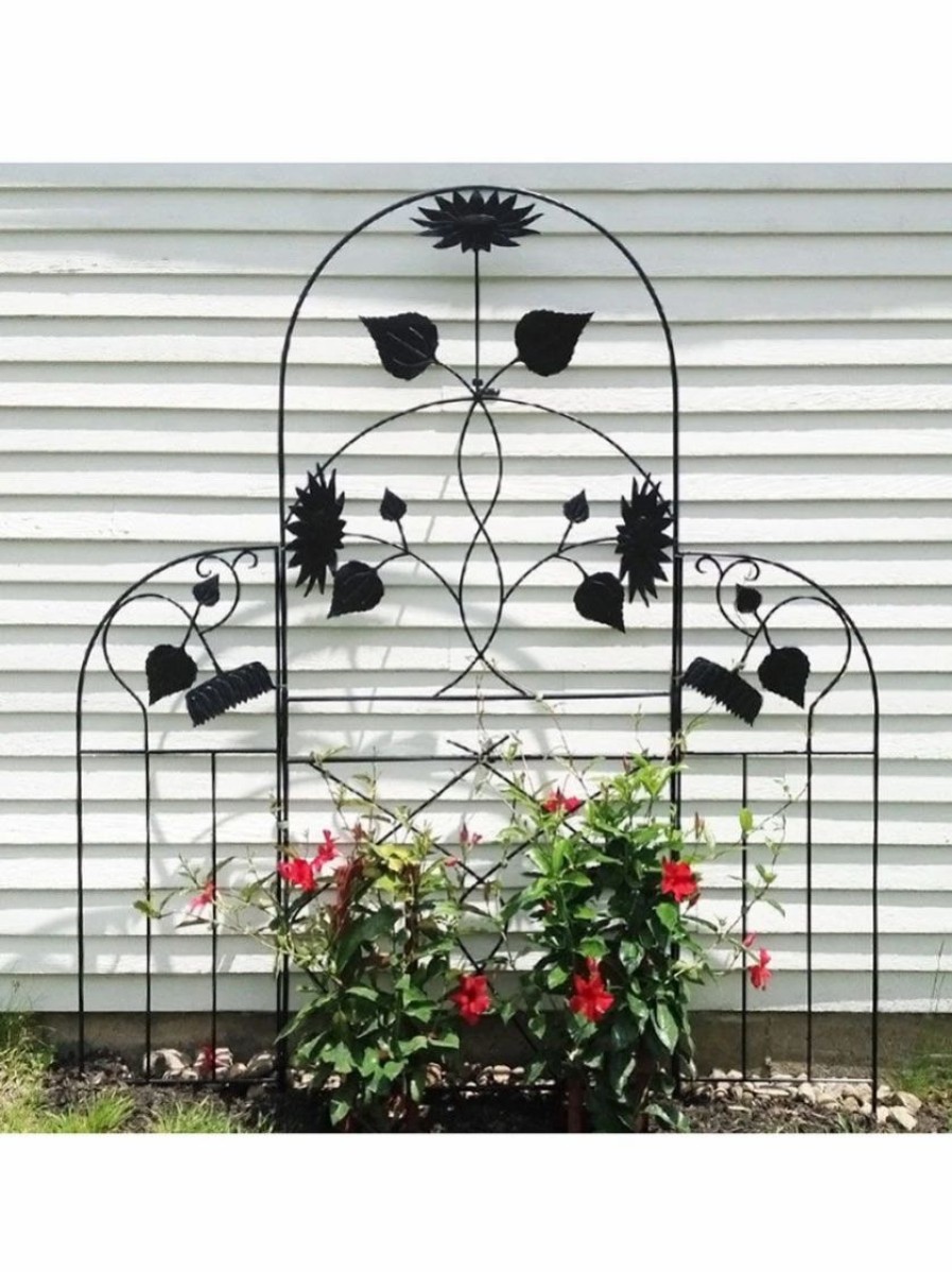 Plant Supports * | Achla Designs Sunflower Garden Trellis