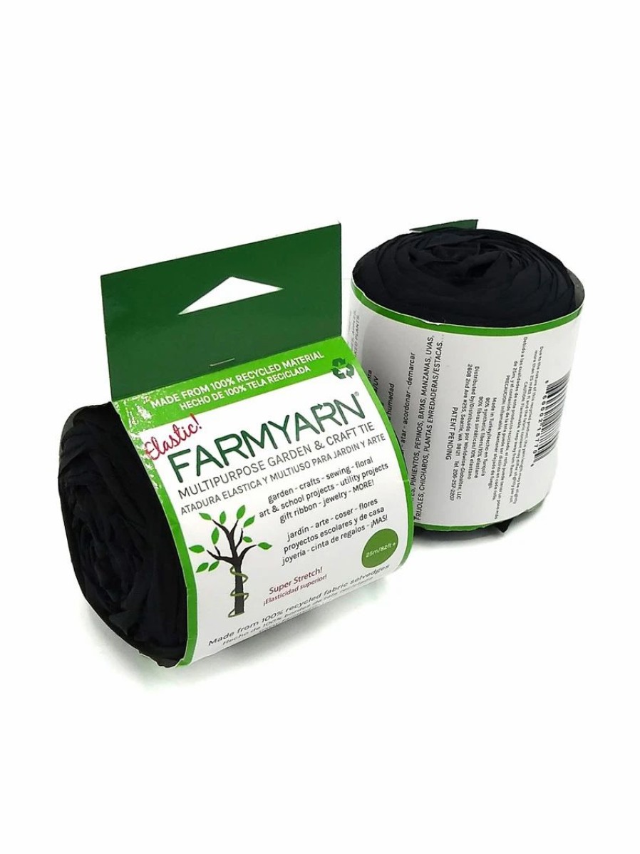 Plant Supports * | Farmyarn Multipurpose Garden Tie, 2 Pack Black