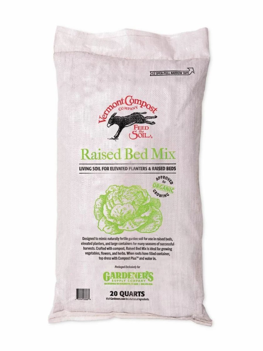 Soils & Fertilizers * | Organic Raised Bed Potting Mix, 20 Quart