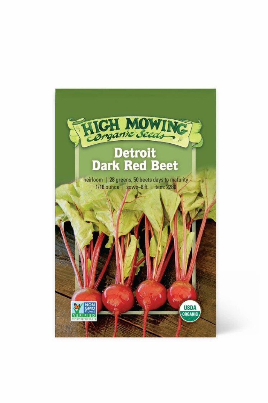 Seeds * | Detroit Dark Red Beet Organic Seeds