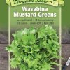 Seeds * | Wasabina Mustard Greens Organic Seeds