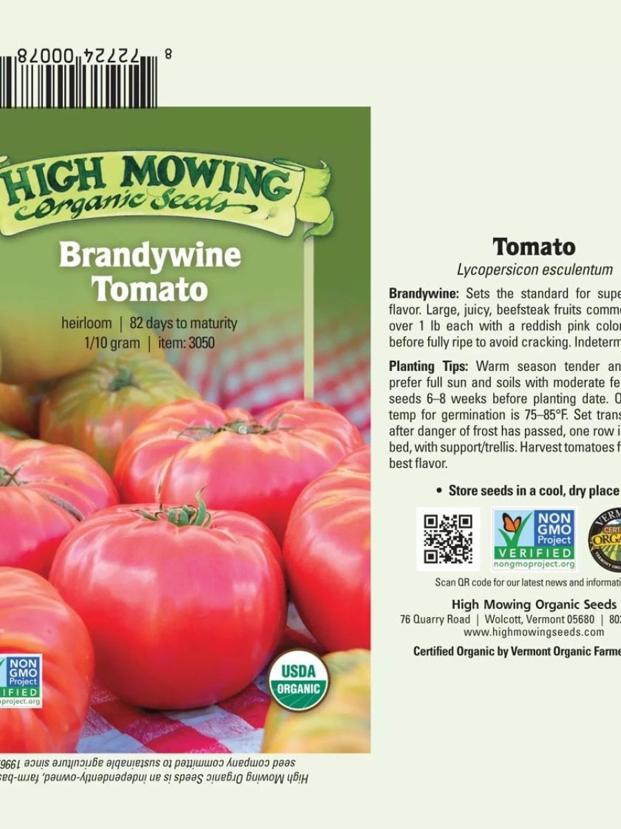 Seeds * | Brandywine Tomato Organic Seeds