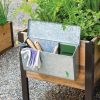 Garden Tools * | Galvanized Garden Tool Storage Box