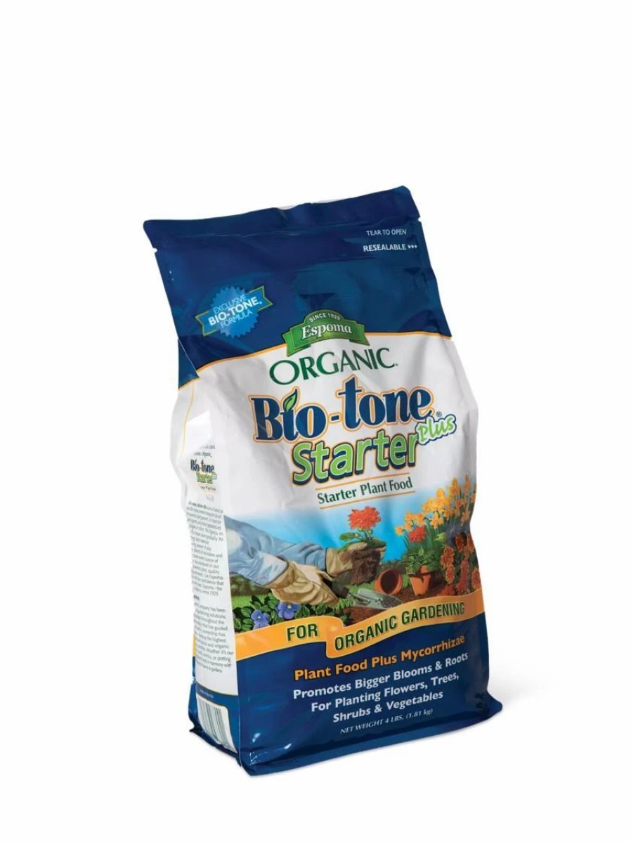 Soils & Fertilizers * | Espoma Bio-Tone Starter Plus Plant Food, 4 Lb