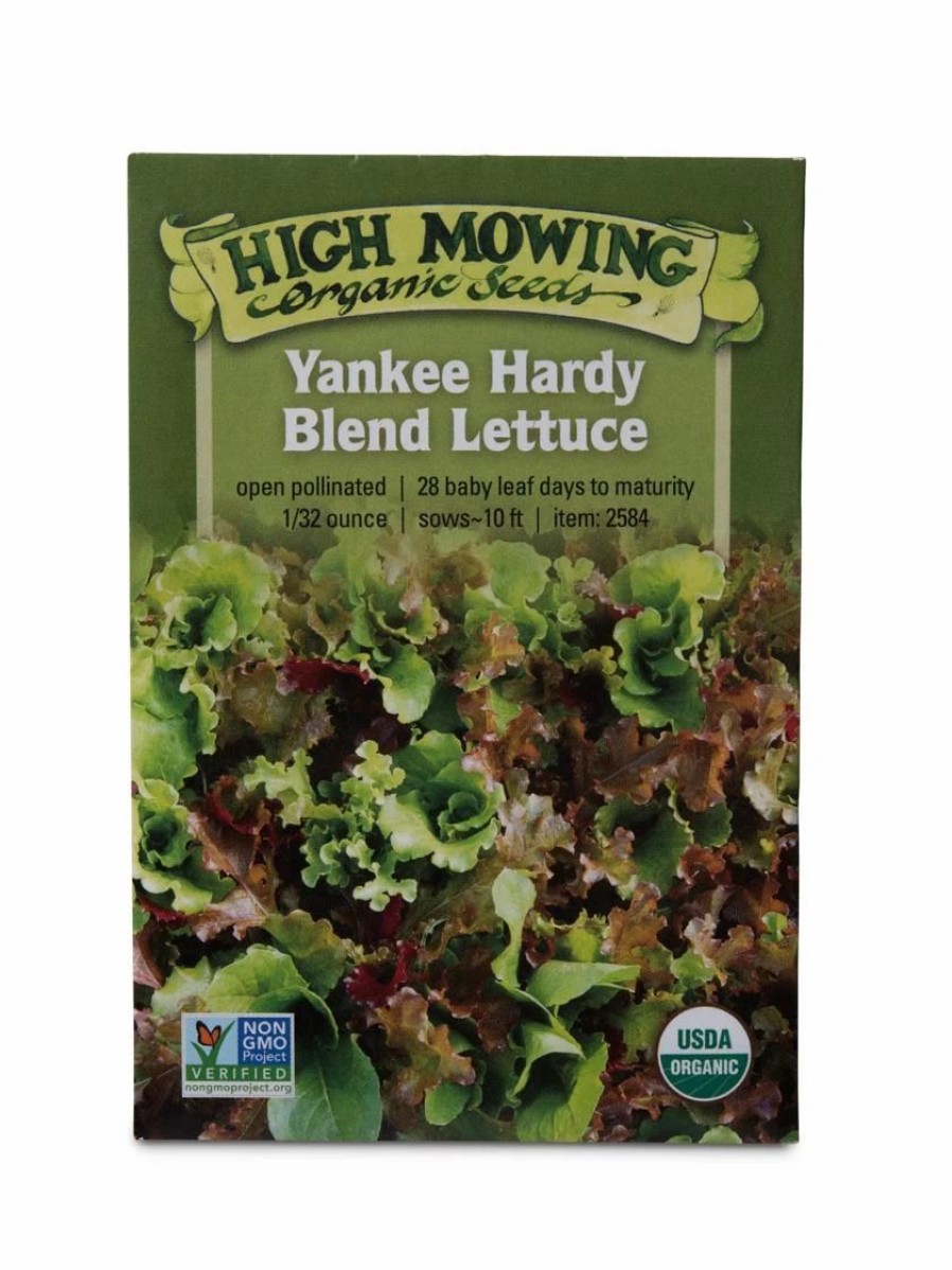 Seeds * | Yankee Hardy Blend Lettuce Organic Seeds