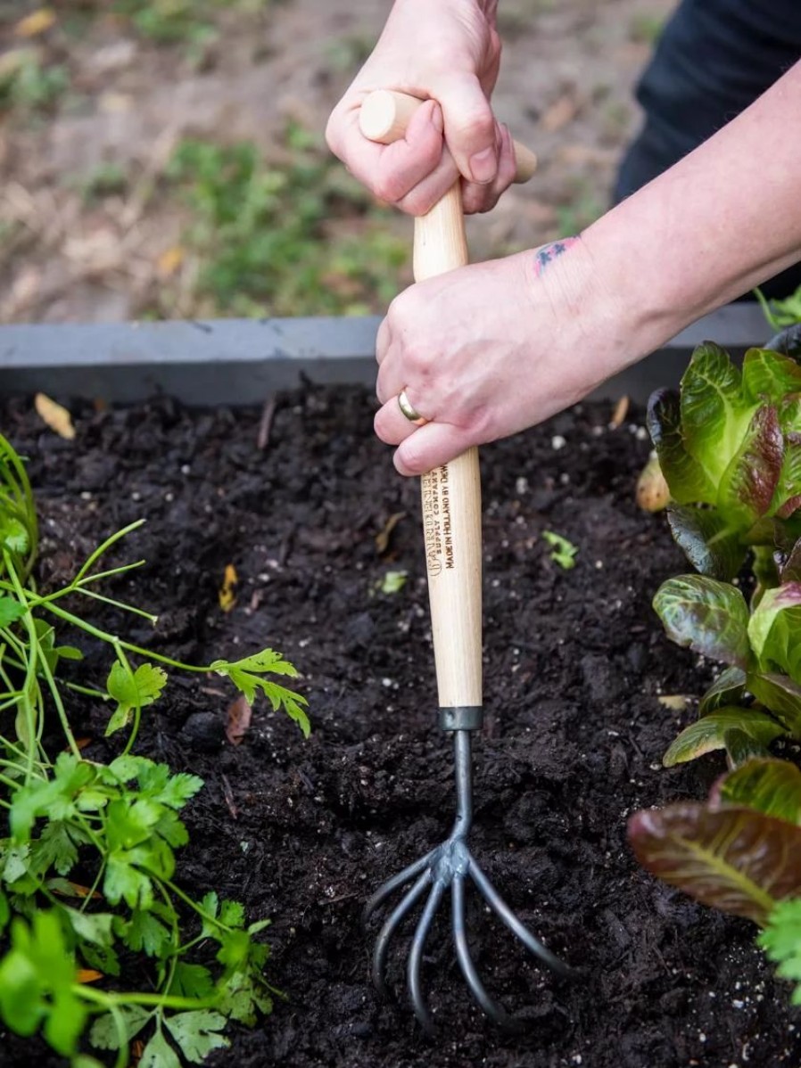 Garden Tools * | Gardener'S Lifetime 5-Tine T-Grip Raised Bed Cultivator