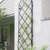 Plant Supports * | Lattice Gable Wall Trellis