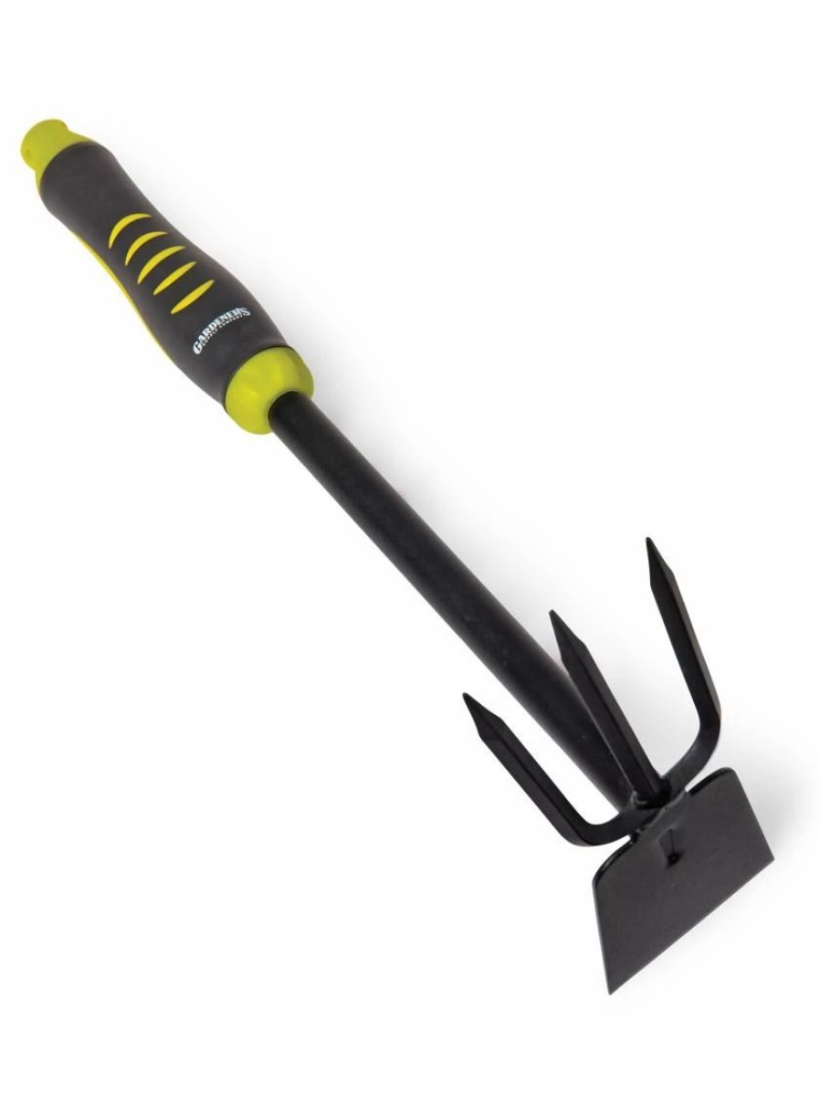 Garden Tools * | Gardener'S 2-In-1 Short Handle Hoe And Cultivator Green