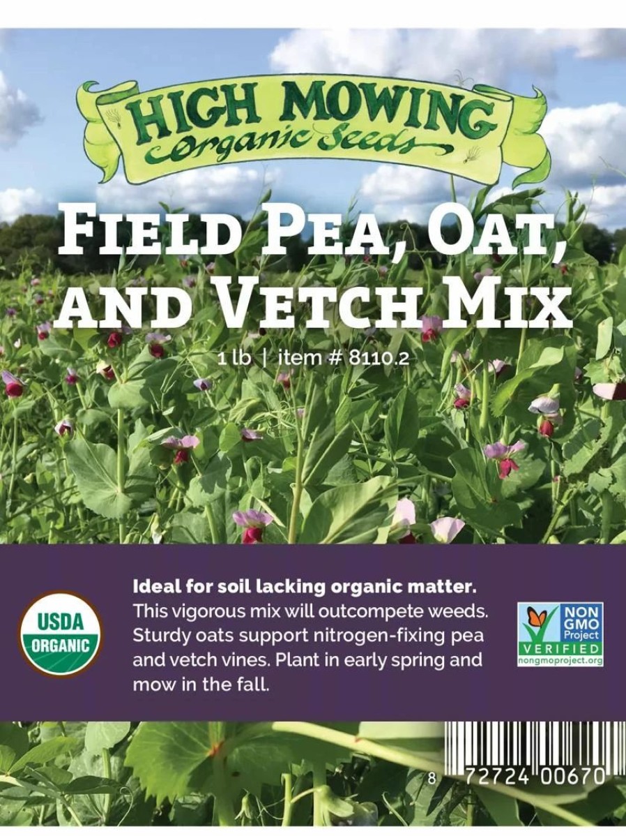 Seeds * | Field Peas, Oats And Vetch Mix Organic Seeds