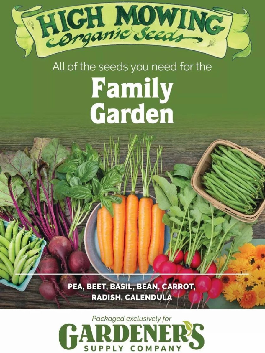 Seeds * | Family Garden Organic Seed Collection, Set Of 7