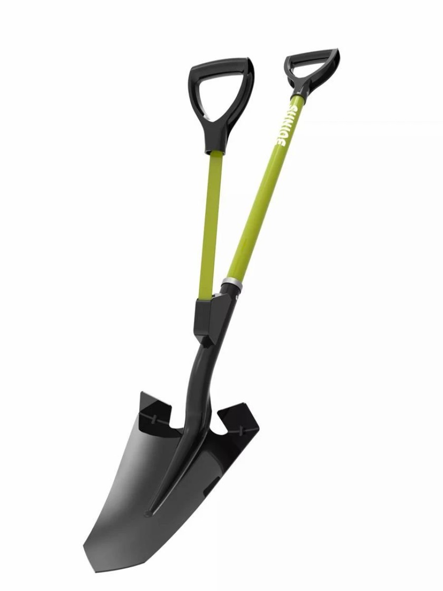 Garden Tools * | Sun Joe Strain-Reducing Spear Head Digging Shovel