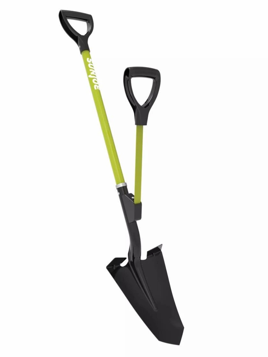 Garden Tools * | Sun Joe Strain-Reducing Spear Head Digging Shovel